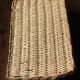 Rectnngle wicker tray vintage basketry