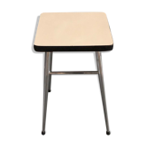 White formica stool