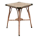 English Lloyd Loom pedestal table from the 1930s