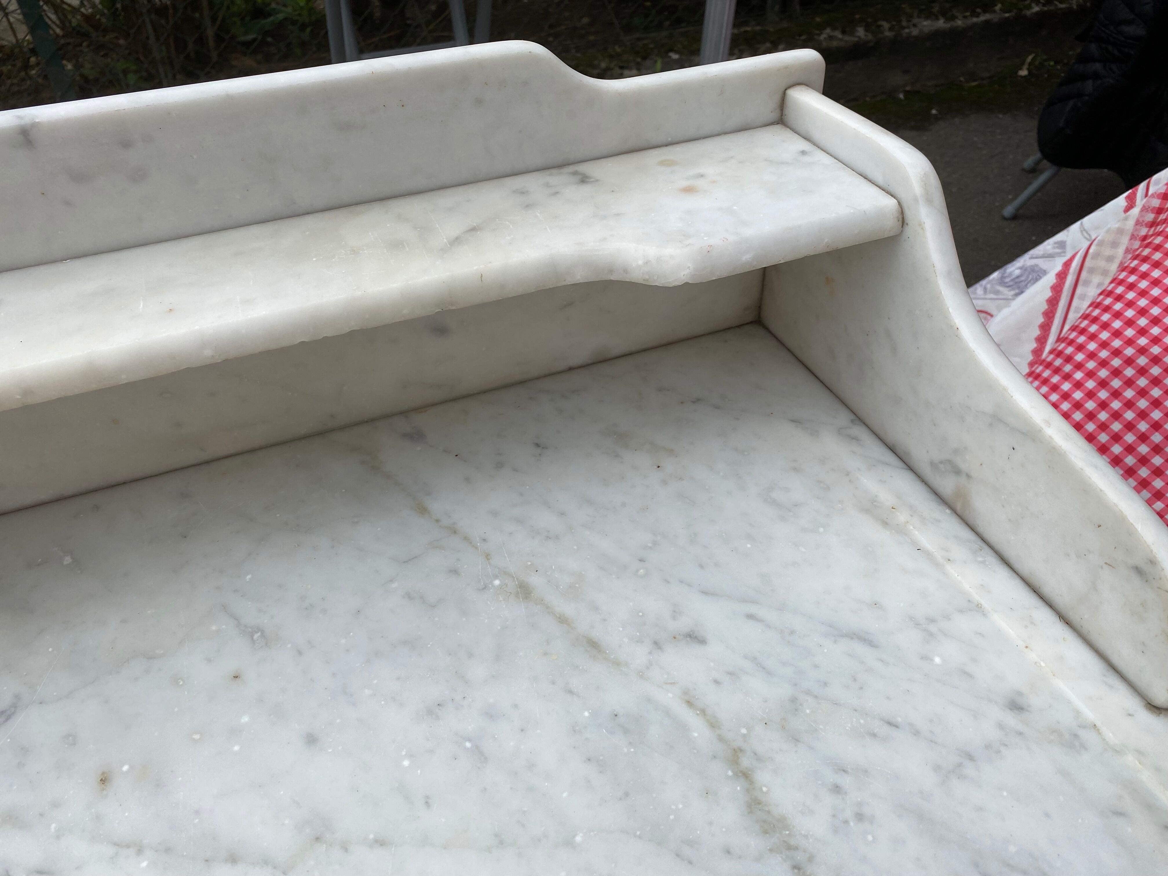 Dressing table Toilet table with white marble