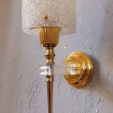 Vintage granite wall light from the 60s