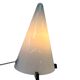 Vintage glass table lamp teepee by sce, 1990s