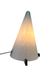 Lampe de table vintage en verre teepee de sce, années 90