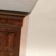 Mahogany and marble chest of drawers (Louis Philippe style)