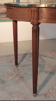 Table heating pad mahogany XIX