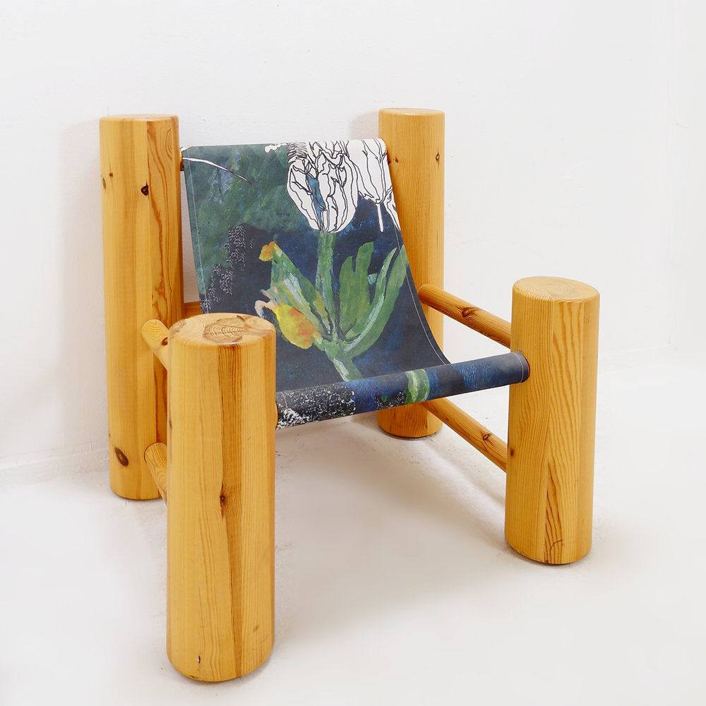 "Chilean Rocca-Log" armchair lounge by KRJST Studio – 21st