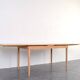 Mid-Century Danish Oak Extendable Dining Table, 1960s.