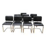 Suite of 8 Cesca chairs, Knoll