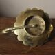 Cellar rat candle holder worked brass dragon