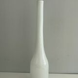 Vase en verre opalin blanc
