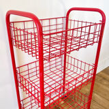 Desserte rouge vintage