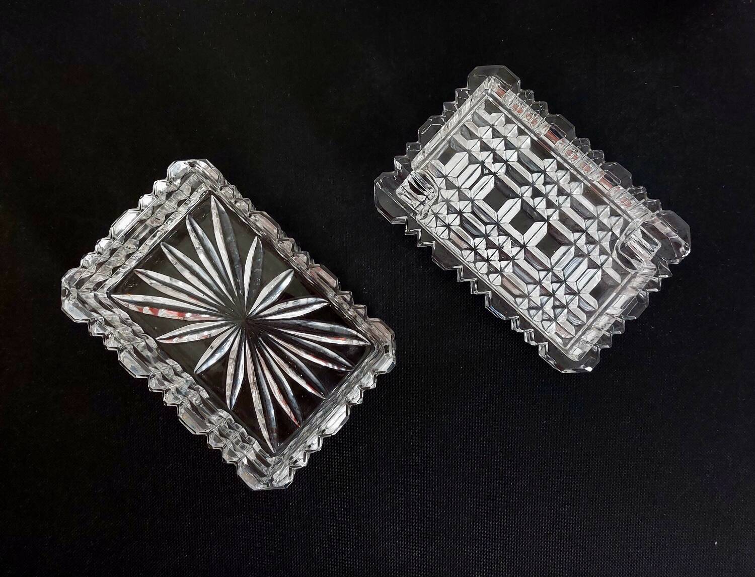 Cendrier vintage en cristal