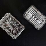 Vintage crystal ashtray