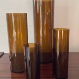 Series of 4 Jacques Bedat nesting vases from the 70s