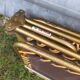 Set 2 sunbathes Lafuma vintage folding sun loungers