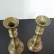 Duo de chandeliers en laiton