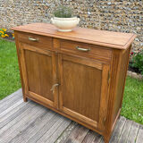 Parisian sideboard vintage solid oak