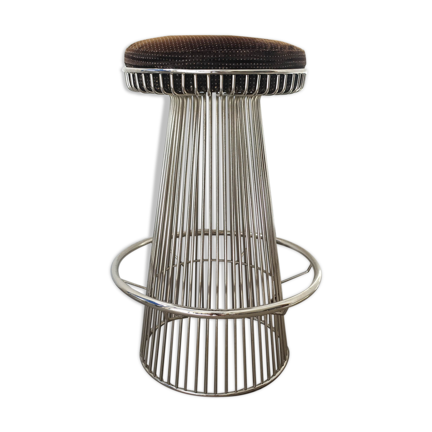 Vintage wire-frame bar stool