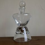 Bauhaus 1970s Scandinavian Modernist Crystal Carafe