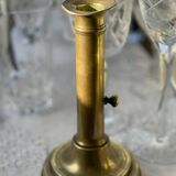 Solid brass candle holder