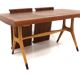 Scandinavian teak dining table, "Napoli", David Rosen, Sweden, 1950.
