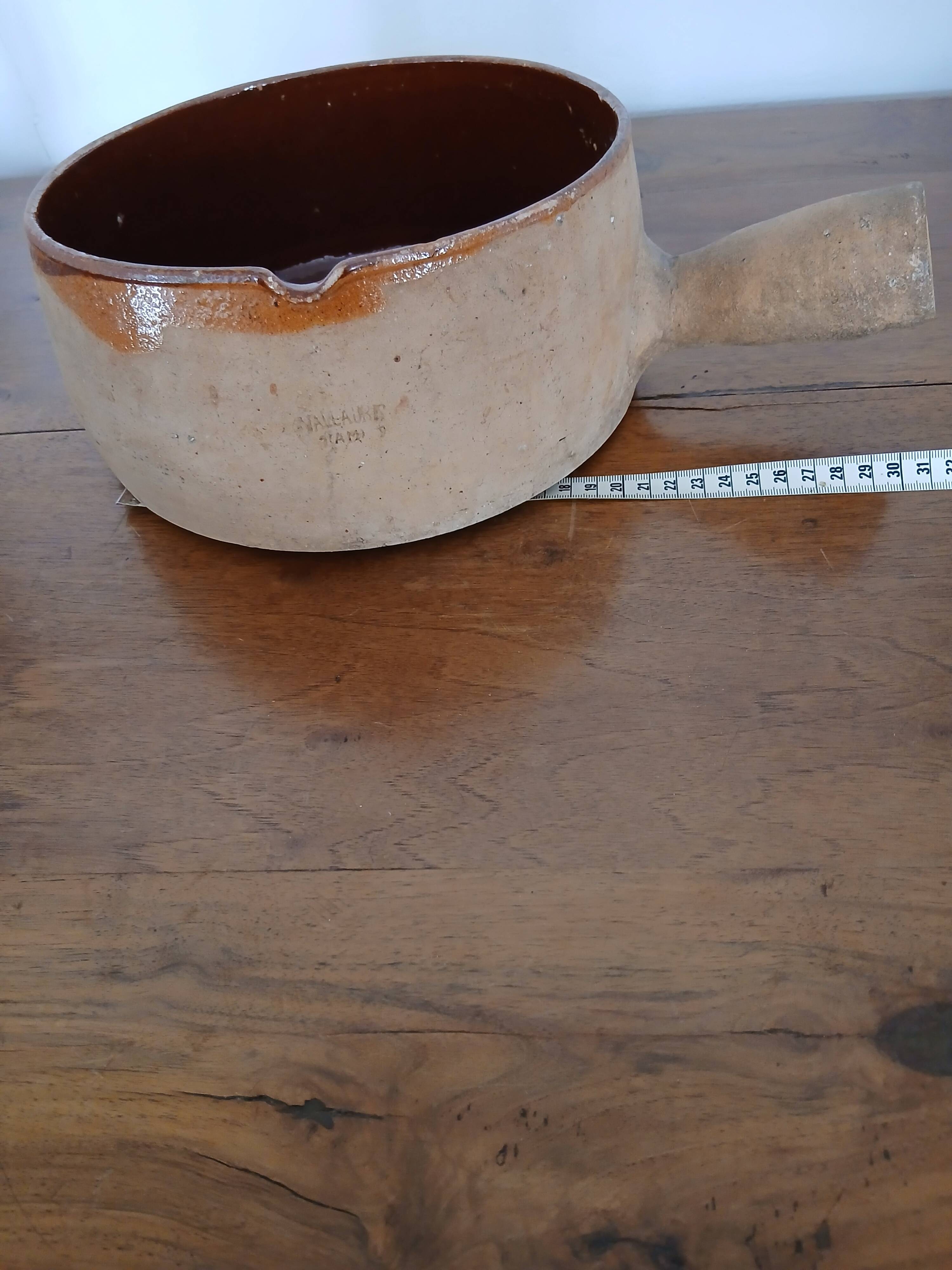 Antique Terracotta Pan from Vallauris