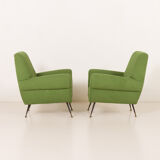 Gigi Radice attr. to lounge chairs, set of two, 1960s
