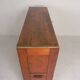 Pine school chart cabinet, architect's cabinet, map cabinet, 1930s