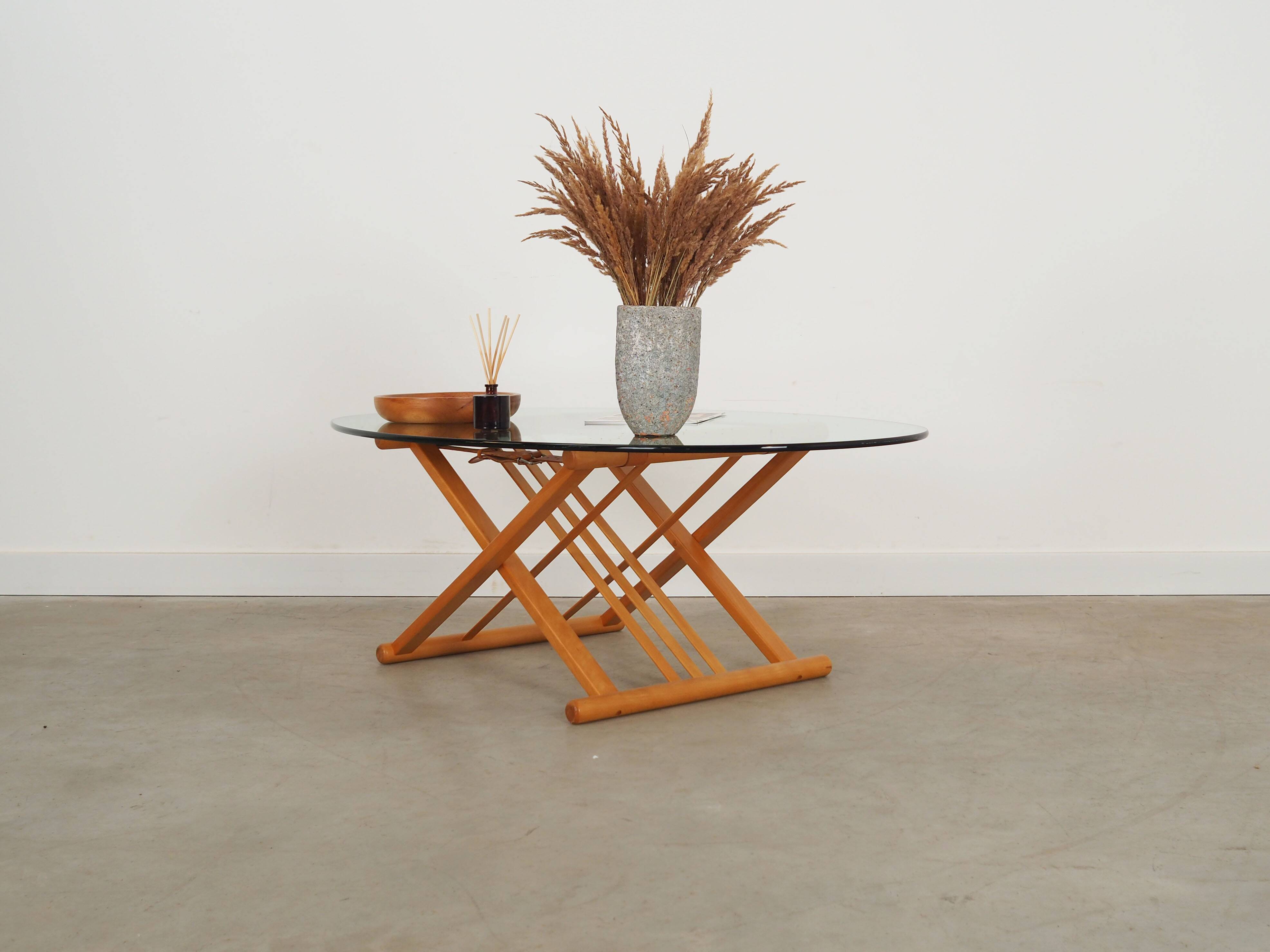 Beech coffee table, Danish design, 1990s, designer: Andreas Hansen, production: Haslev Møbelsnedkeri