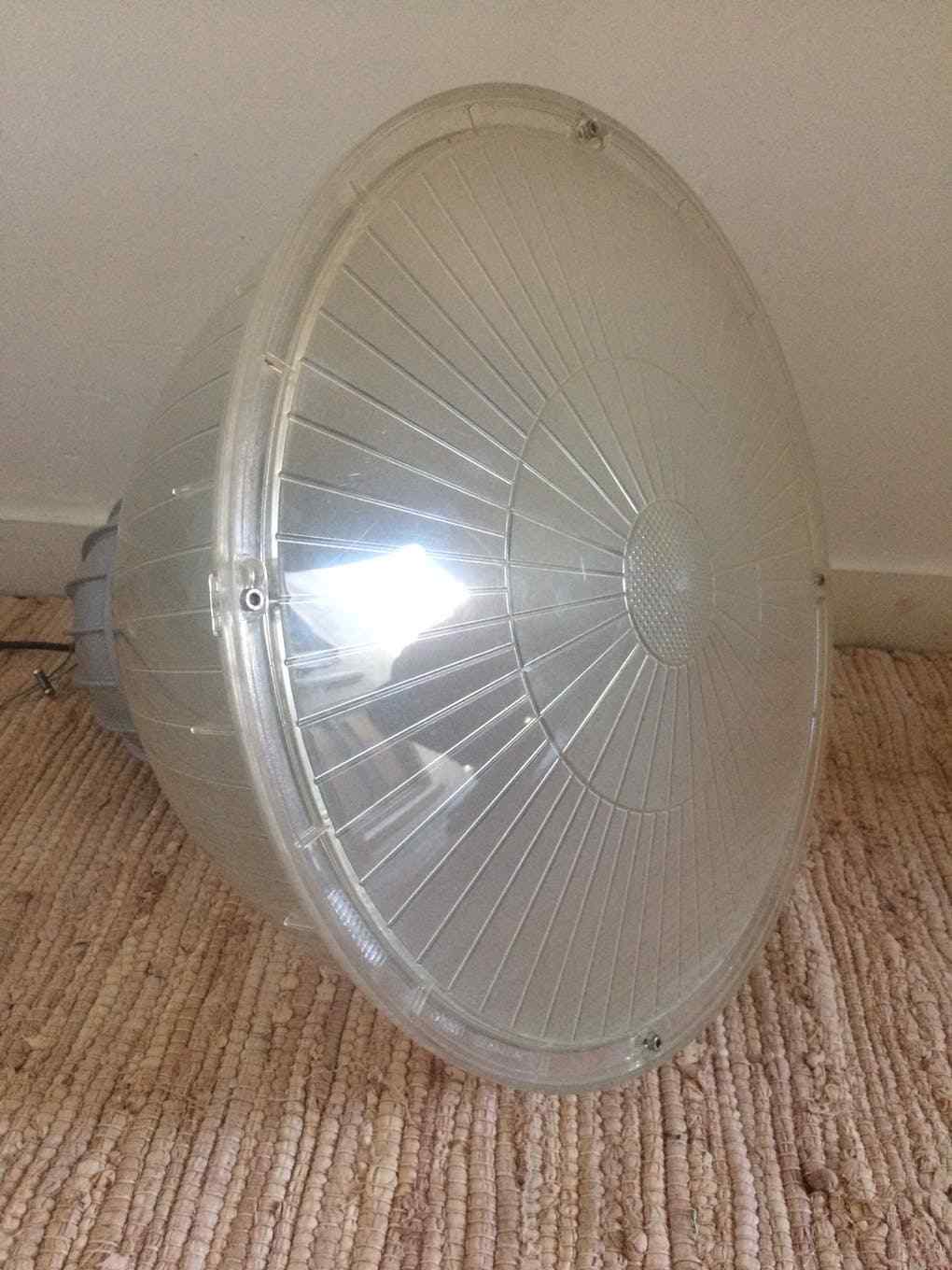 Ghost industrial hanging lamp model Ghost by Disano Italy 1980