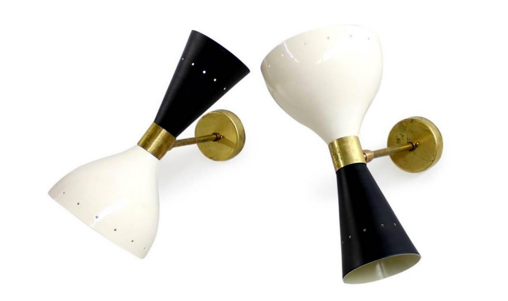 Wall lamps in the style of Italian creations of the 1950s