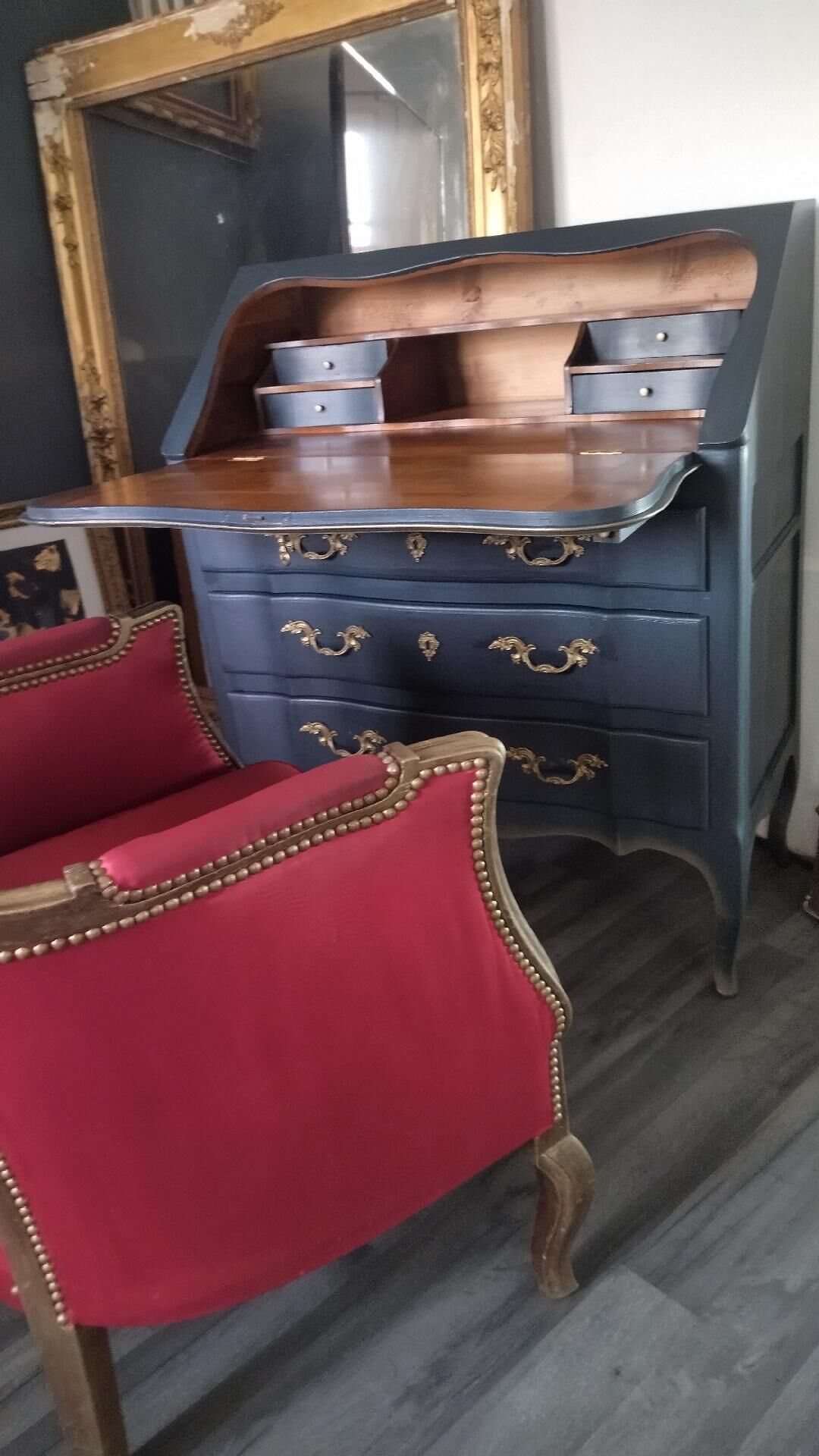 Louis XV style secretary