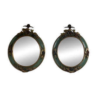 2 Italian mirrors (Florence)