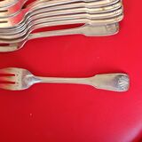 10 Fish forks. Shell Model;