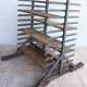Etagère industrielle Meuble de métier métal et bois