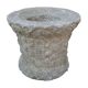 19th blue stone vase