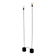 Lampes de sol Nottiluca minimalistes par Dalca Milano