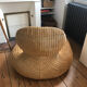 Fauteuil en rotin années 60