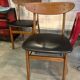 Pair of Danish Scandinavian chairs from the 1960s