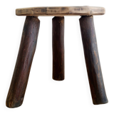 Small tripod stool - wooden tripod plant stand