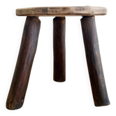 Small tripod stool - wooden tripod plant stand