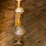 Portemanteau en bois esprit bambou