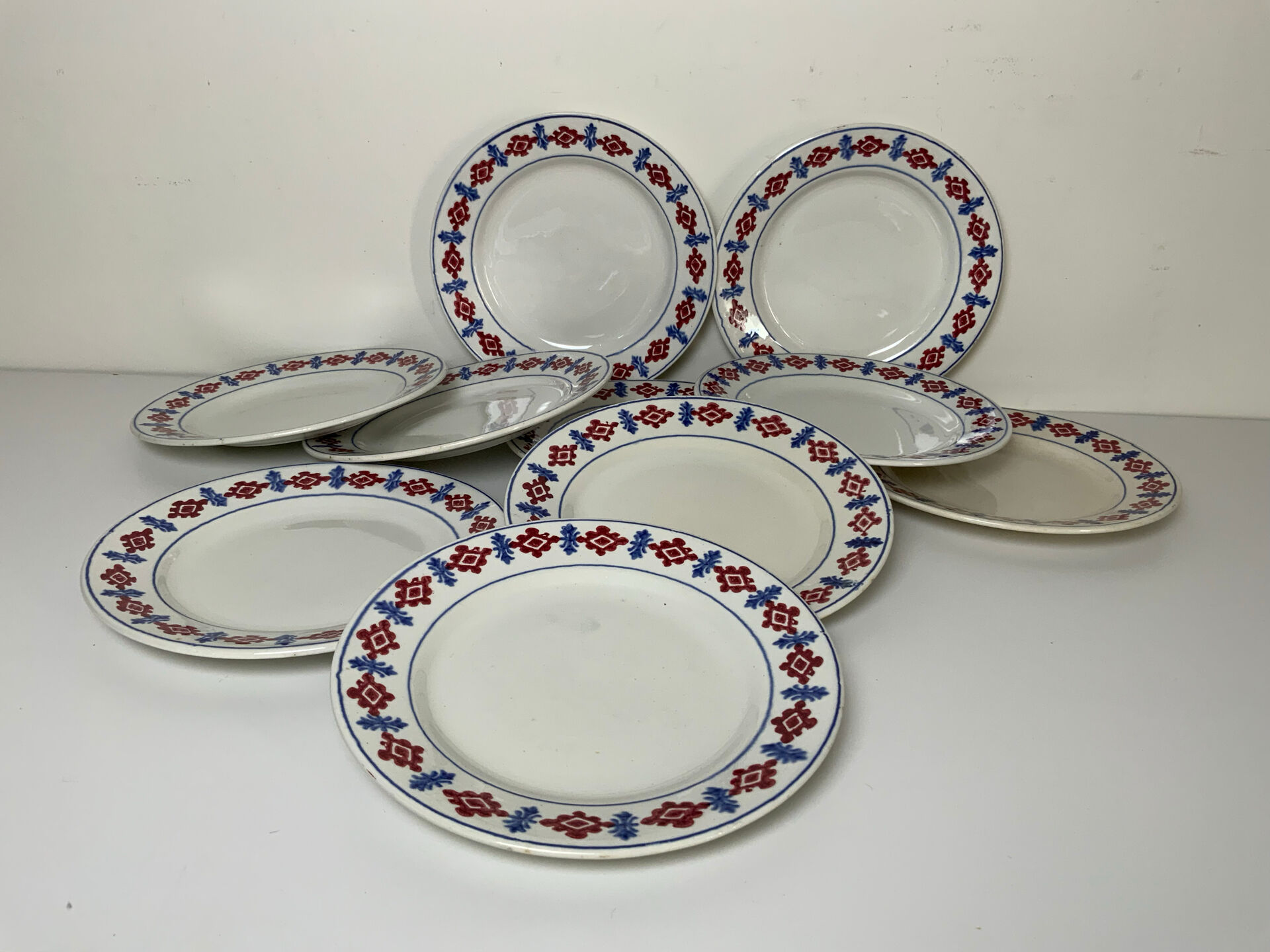 Ironstone plates