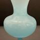 Small blue opaline vase