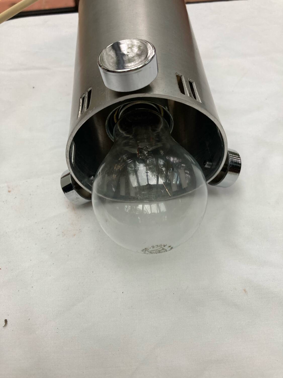 Vintage smoked glass pendant light, Italian work