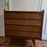 Commode vintage pied compas