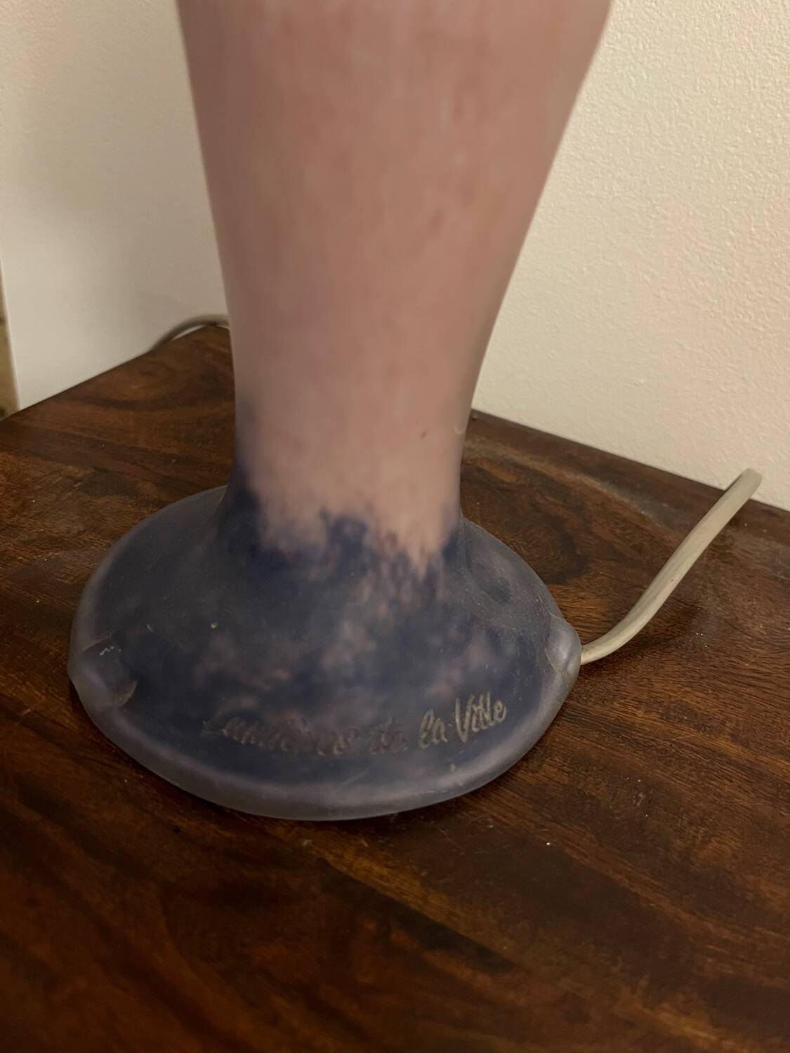 Glass paste lamp “City lights”