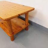 Vintage solid pine coffee table from the 70s 80s