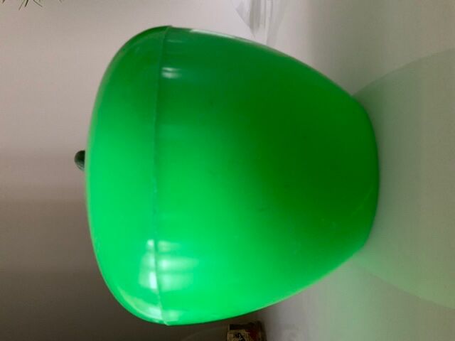 Vintage green ice bucket apple
