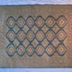 Tapis oriental fait main xxeme fond bleu 307 cm x 222 cm